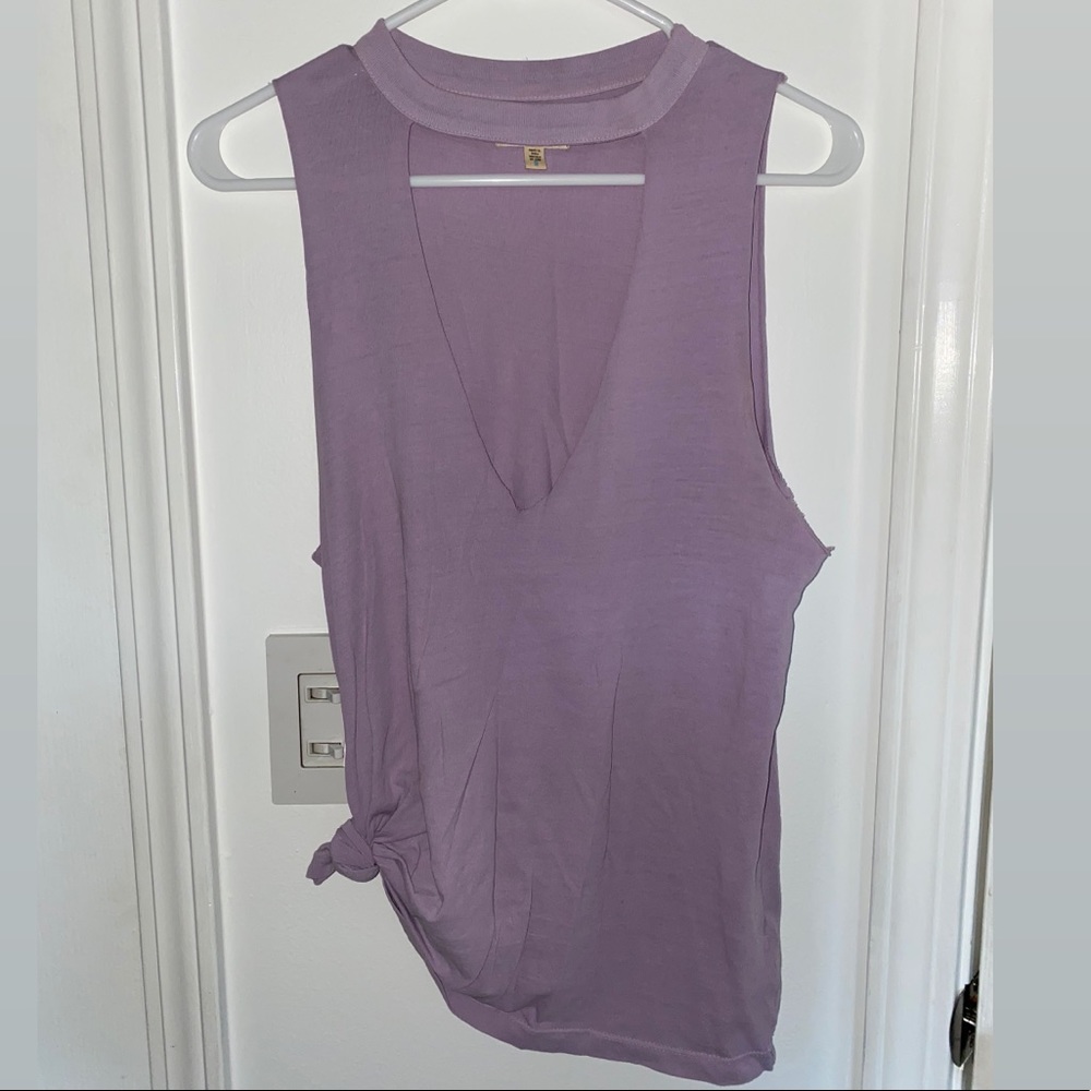Urban Outfitter’s Lavender Cut-out Muscle Tank